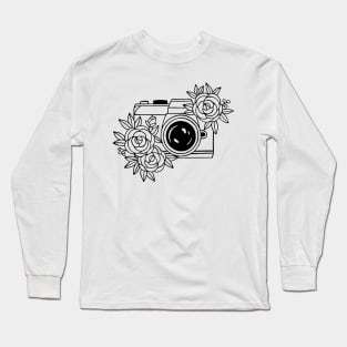 Floral Camera Long Sleeve T-Shirt